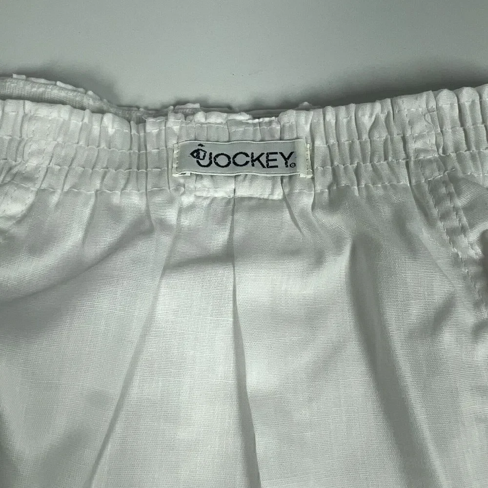 Vintage Jockey Big Man Full Cut Boxers Mens Size 54 2 Pack White New Without Tag